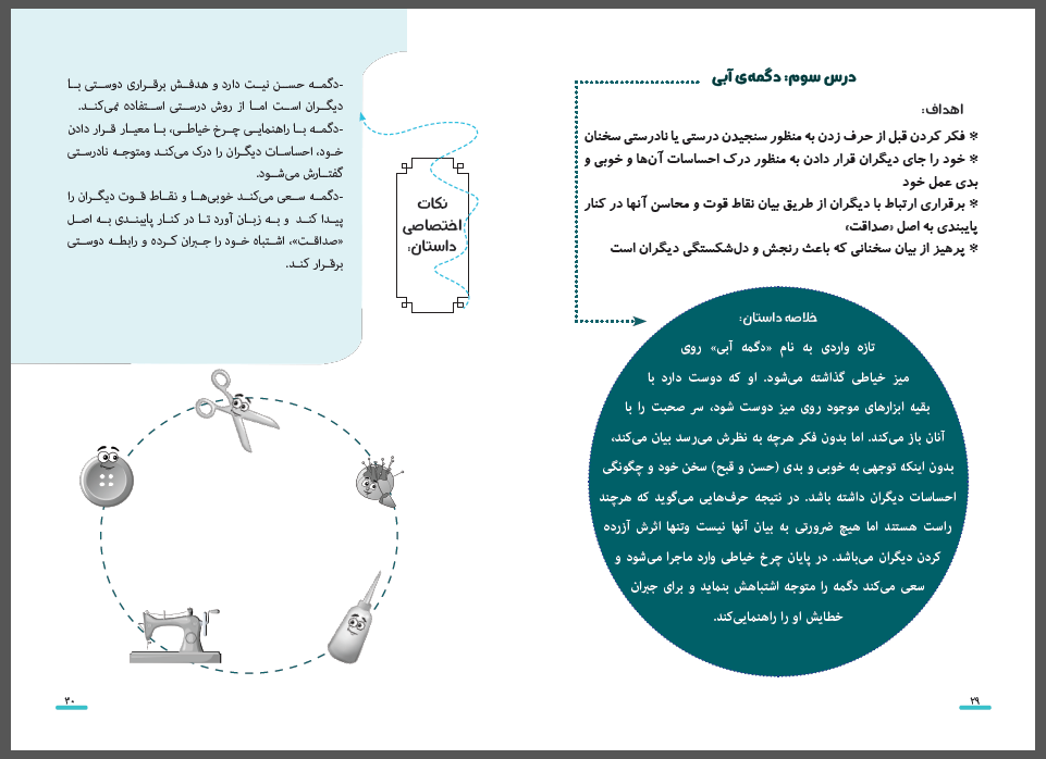 بخش پنجم طرح درس جویبار